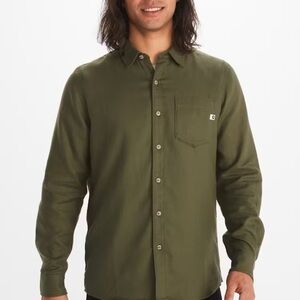 Teamltd Campfire Flanbel - Men's Olive Green Shirt